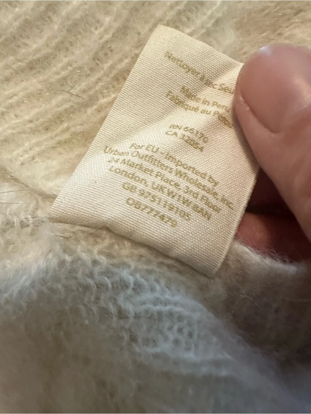 Free People Alpaca Blend Cropped Sweater Size S